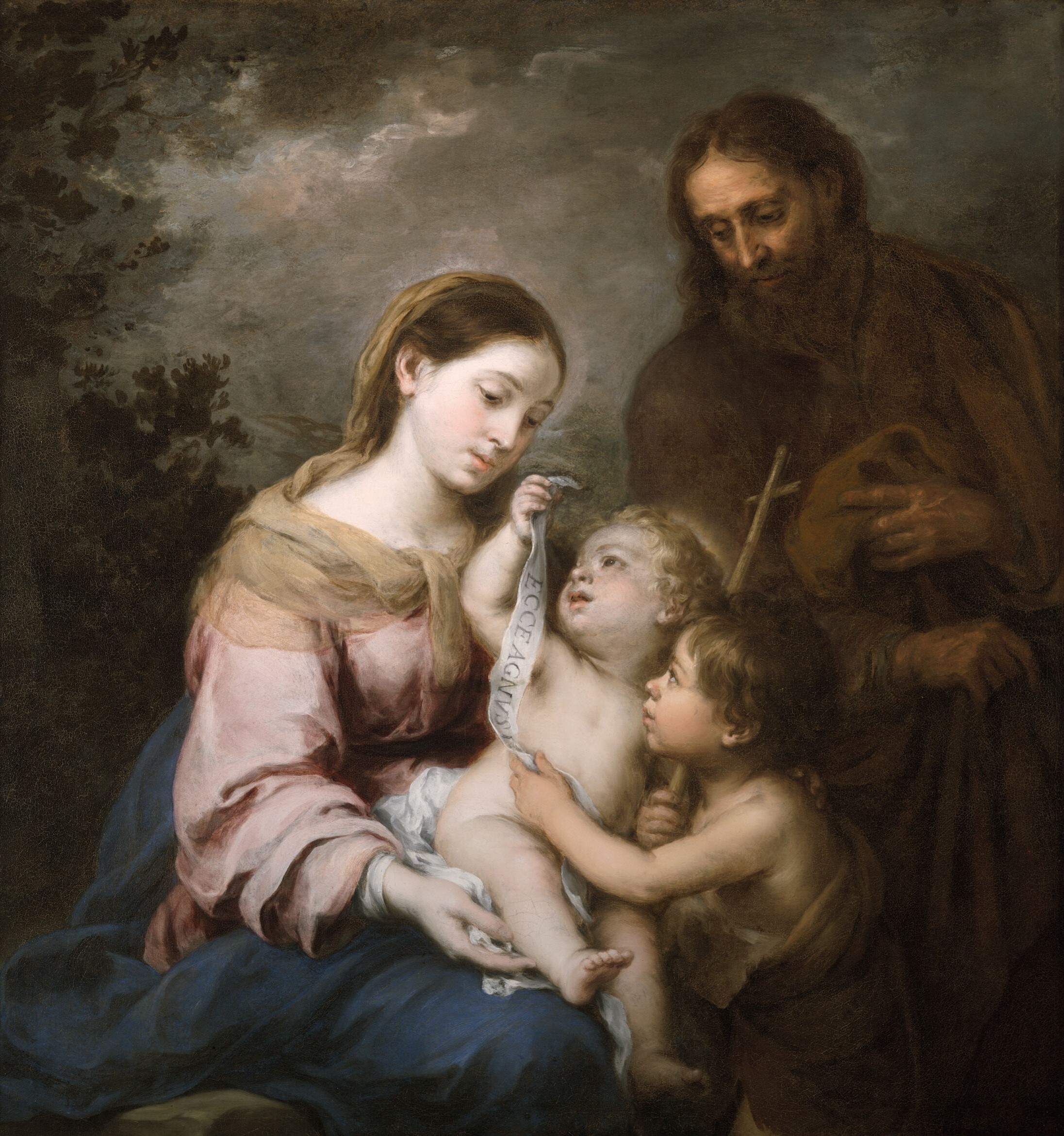 "Holy Family with Infant Saint John" by Bartolomé Esteban Murillo